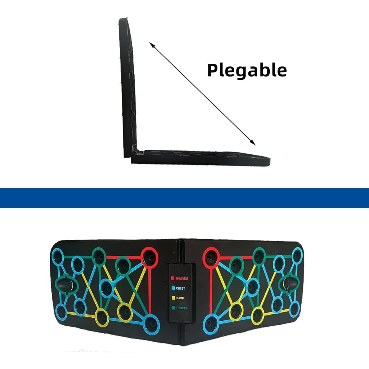 Miniatura 9 de Tablero Push Up Lagartijas Flexiones